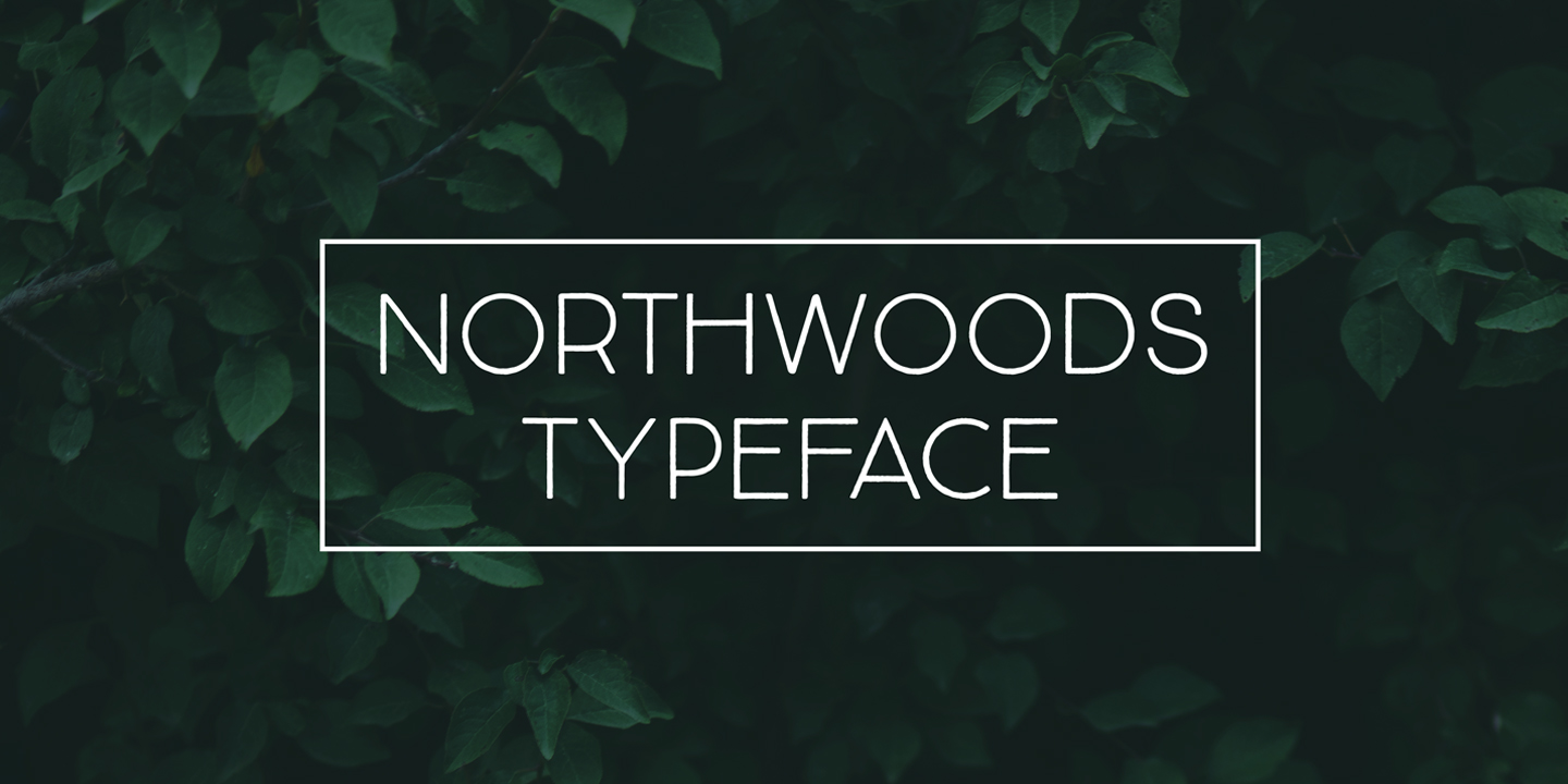 Northwoods Font preview